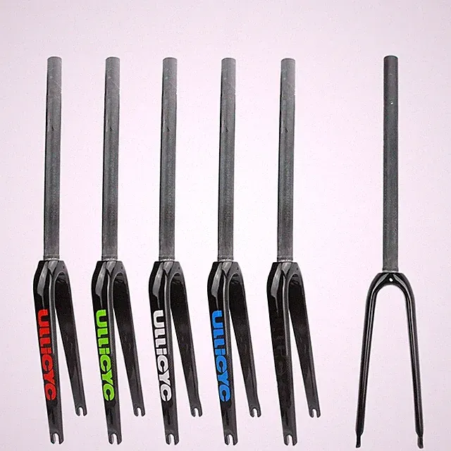 14/16/18/20/22 Inch Folding BMX Bike Full Carbon Fiber Front Fork 28.6mm Tube