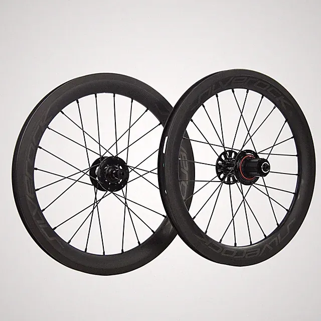 18in Carbon Wheels Disc / Rim Brake for Folding Bike Clincher Bicycle Wheelset