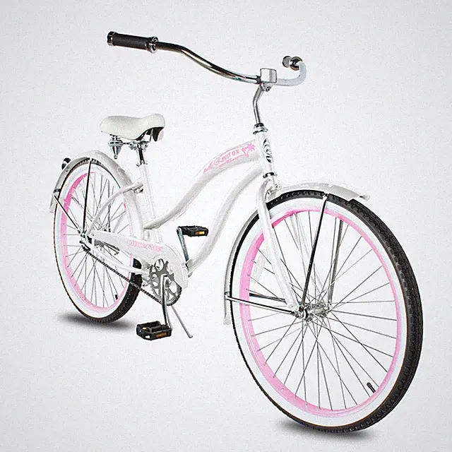 26 inch Beach Cruiser Bike Lady Bicycle Coaster Brake 1 Speed Women City Commute