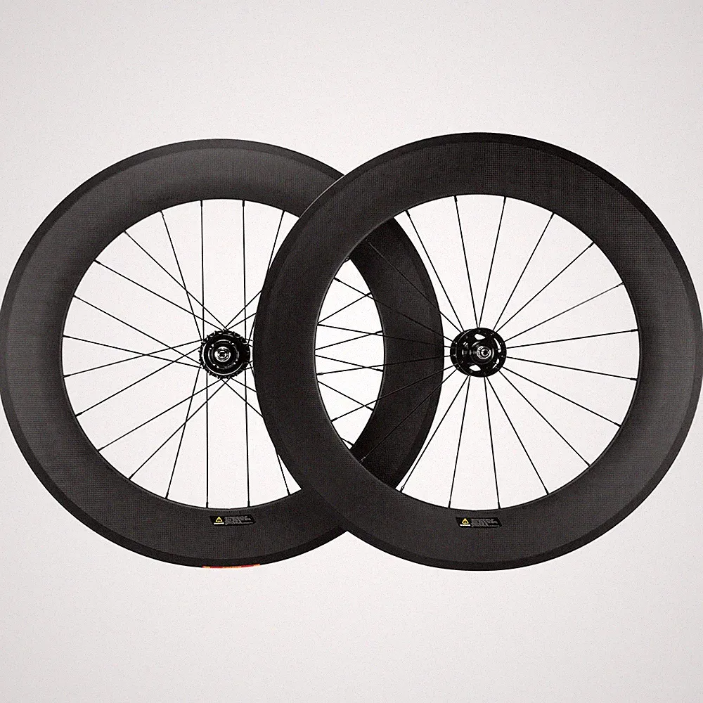 700C Track Bike Wheelset Clincher Depth 38/50/60/88mm Fixed Gear Bicycle Wheels