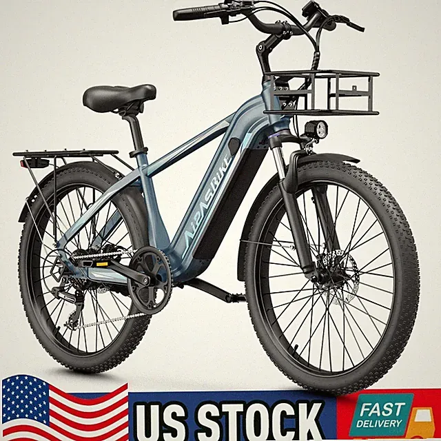 Ebike Electric Bike 1100W 28mph 18ah 24" Mountain Bicycle for Adults E-bike