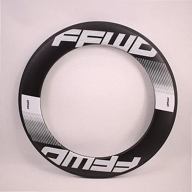 Fixed Gear Road Bike Full Carbon Rim 3K 12K 700C Tubular Clincher Tubeless Ring