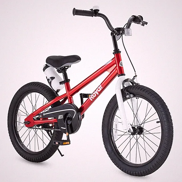 Kids Freestyle BMX Bike 18 Inch - Boys Girls Bicycle Red Kickstand