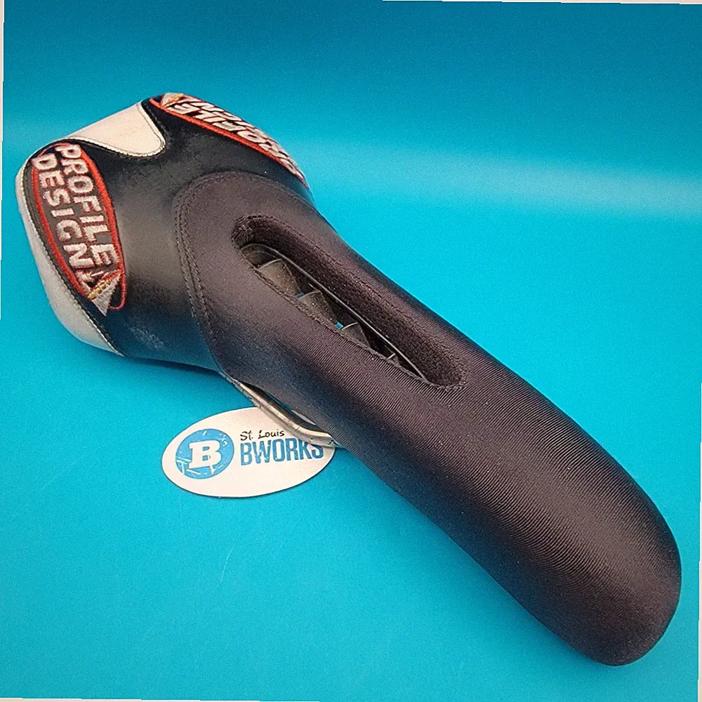 Profile Design Tri Stryke Bike Saddle Triathlon/Time Trial Bicycle Ti Rails e18