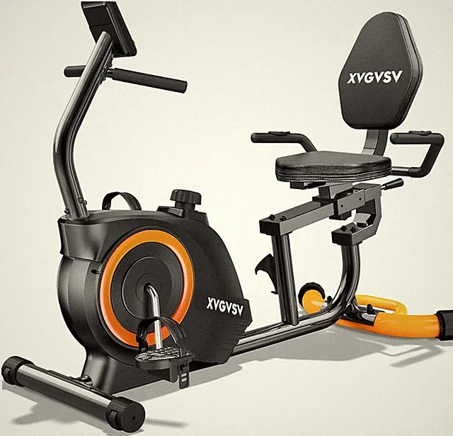 Recumbent Exercise Bike for Home Use, Quiet Recumbent Stationary Bikes for Adult