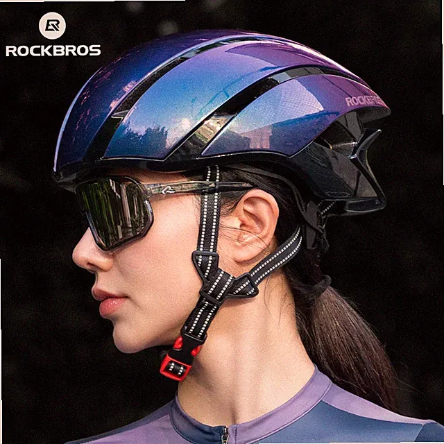 ROCKBROS Cycling Helmet Reflective Ultra Lightweight 57-62cm Safe Road Bike MTB