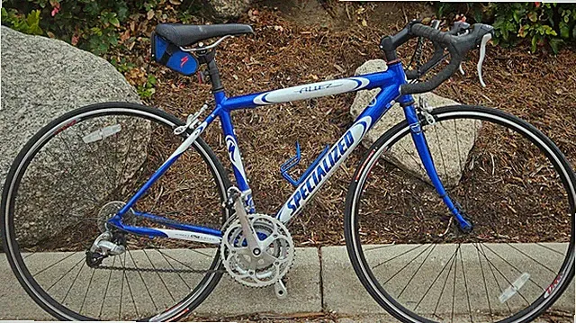 SPECIALIZED ALLEZ 18" ROAD BIKE SORA FLIGHT DECK SUGINO RD 3000 CRANKS !