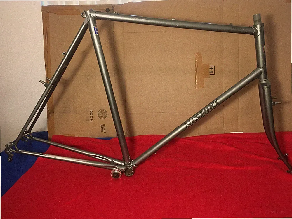 Vintage Nishiki Cresta Touring Bike Frame/Fork - Kuwahara Built Tange 2 63CM